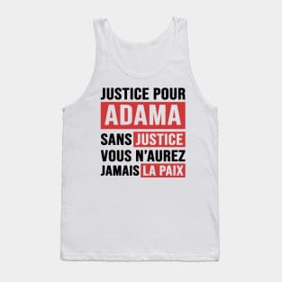 Justice Pour ADAMA Tank Top